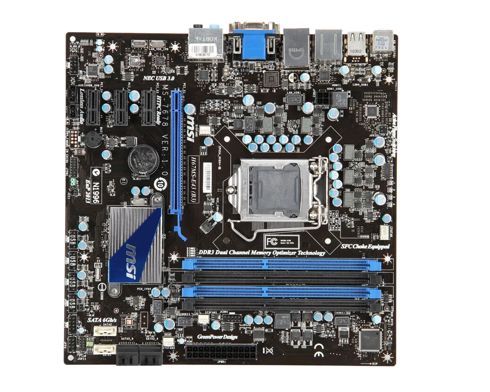 материнская плата MSI H67MS-E43 (B3)